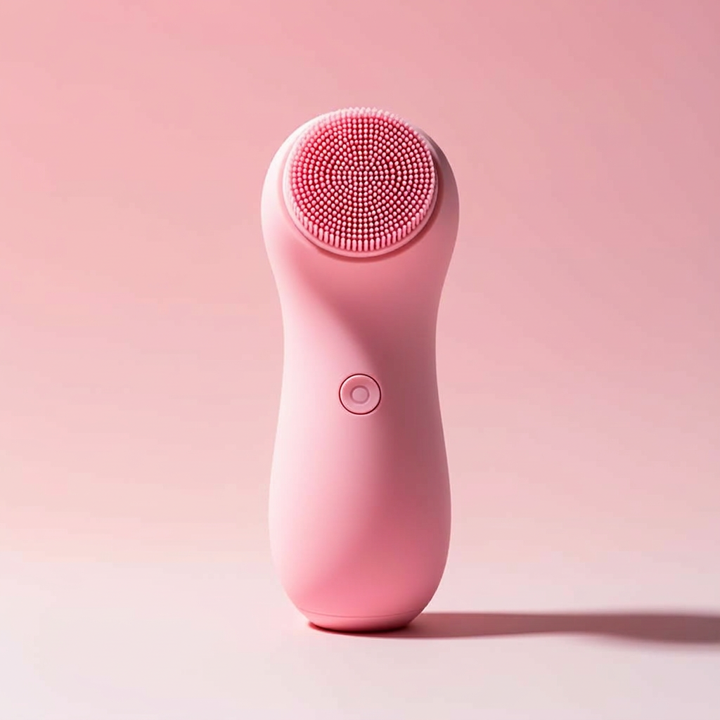 PRITECH Pink Facial Cleansing Brush